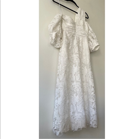 *SOLD* Self-Portrait Laces One Shoulder Maxi Dress - Picture 6 of 6